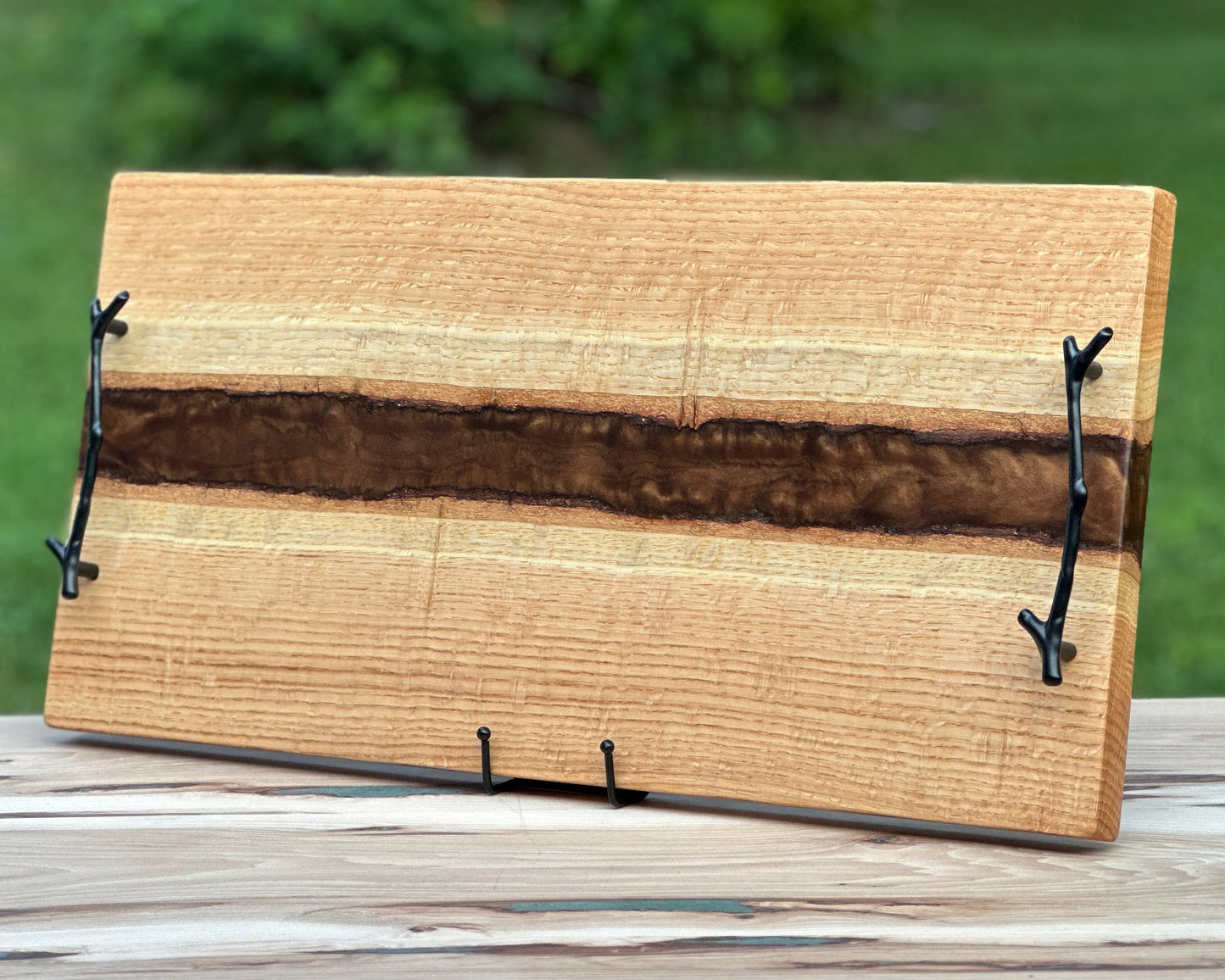 Oak & Epoxy Charcuterie Board