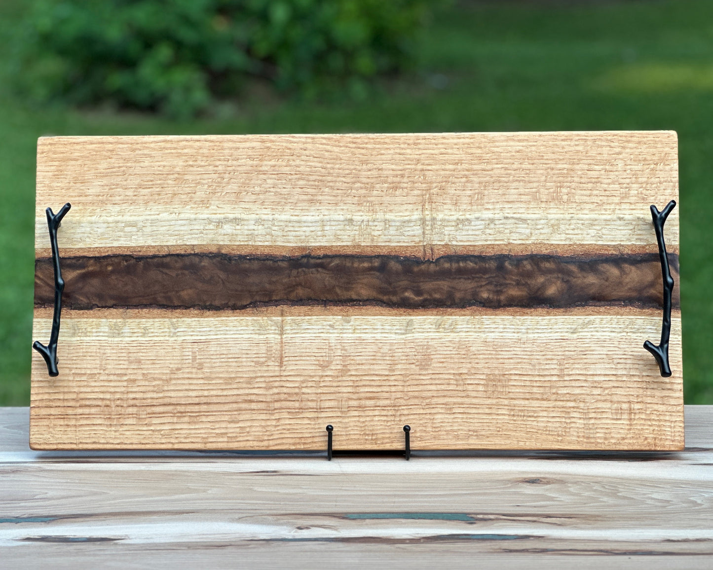 Oak & Epoxy Charcuterie Board