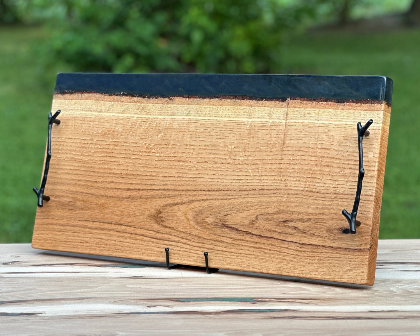 Oak & Epoxy Charcuterie Board