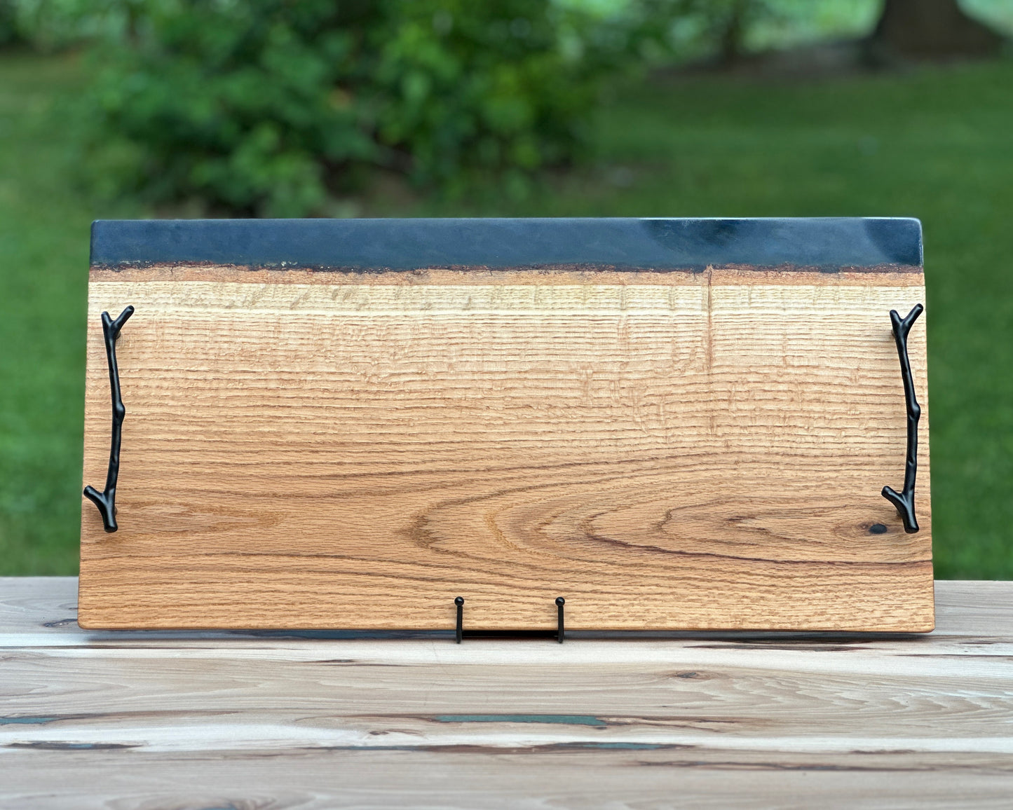 Oak & Epoxy Charcuterie Board
