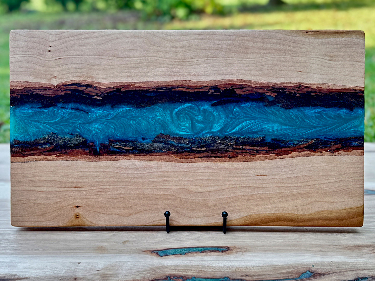 Cherry Epoxy Cutting Board