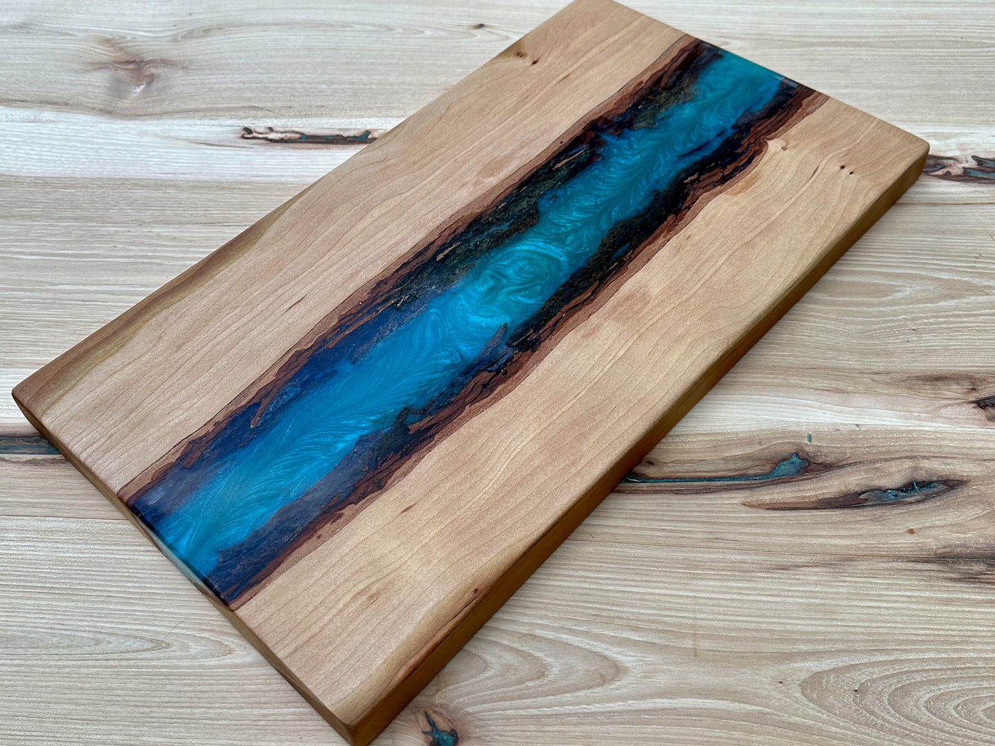 Cherry Epoxy Cutting Board