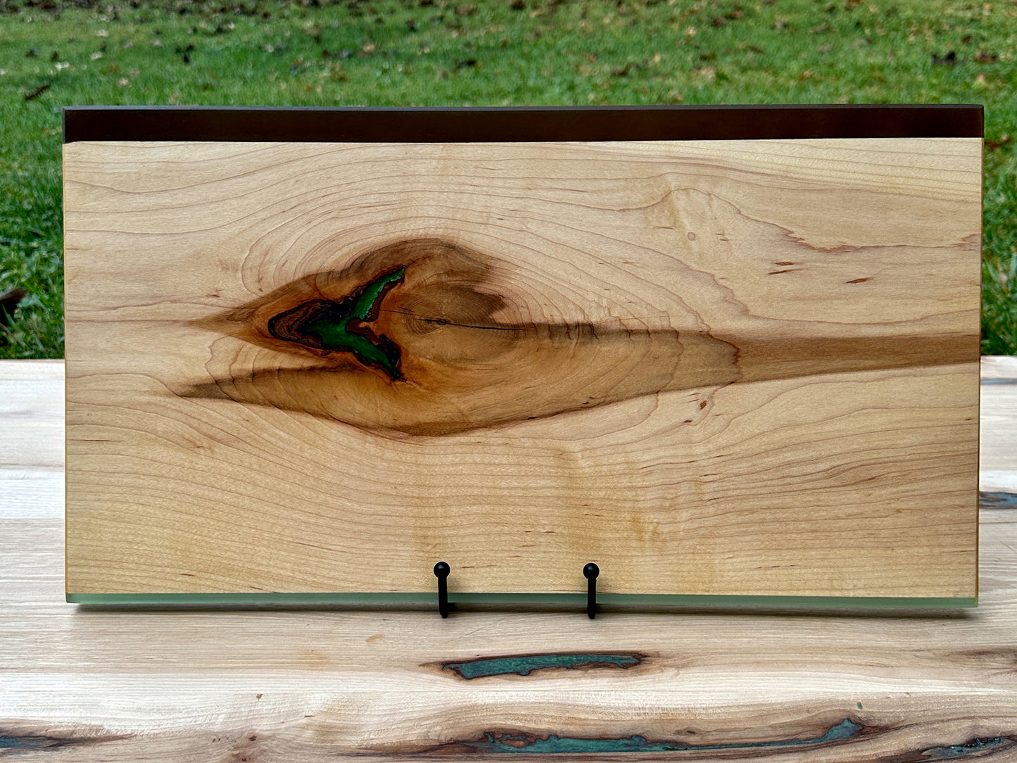 Hickory Epoxy Cutting Board
