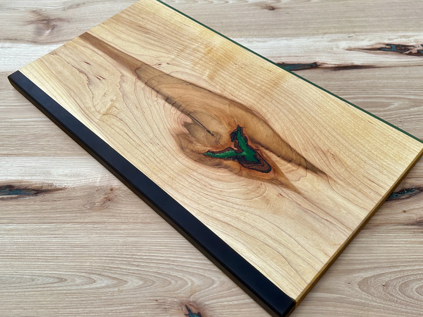 Hickory Epoxy Cutting Board