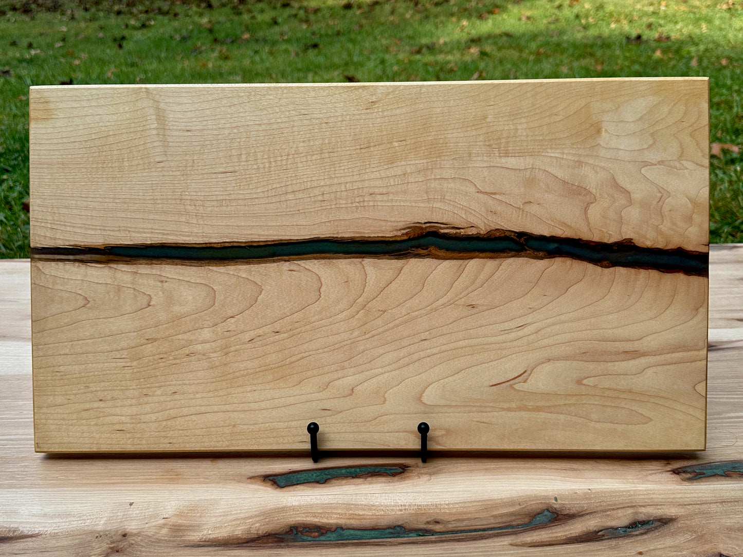 Hickory Epoxy Cutting Board