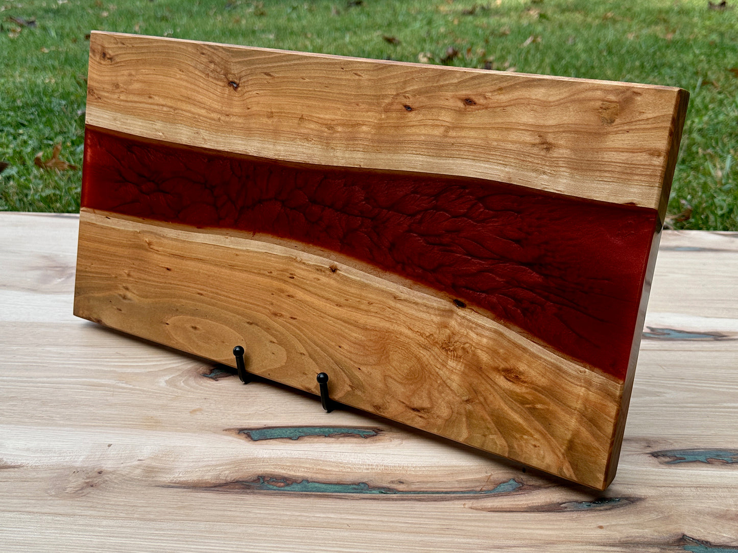 Cherry Wood Epoxy Cutting Board