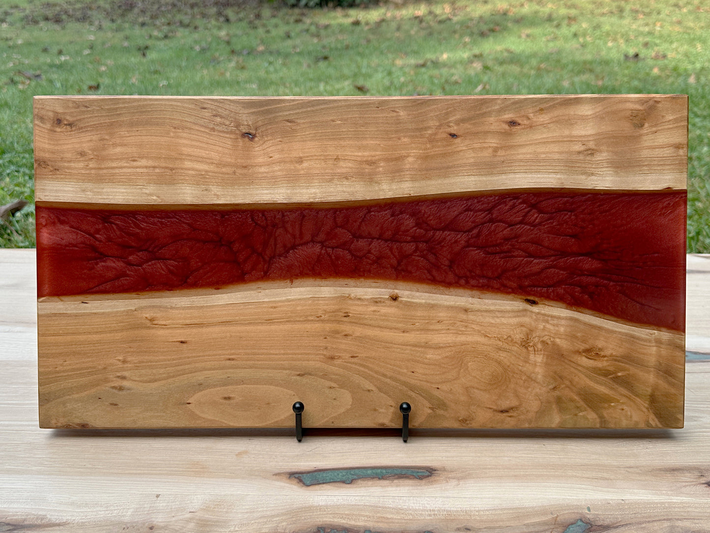 Cherry Wood Epoxy Cutting Board