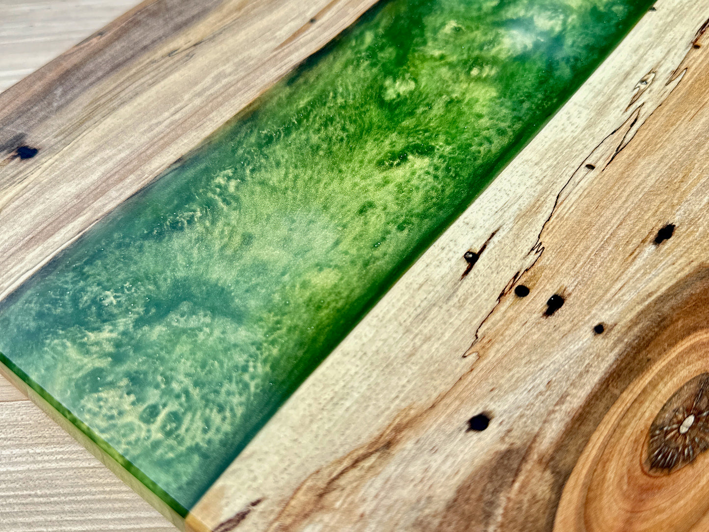 Ambrosia Maple Wood Epoxy Cutting Board