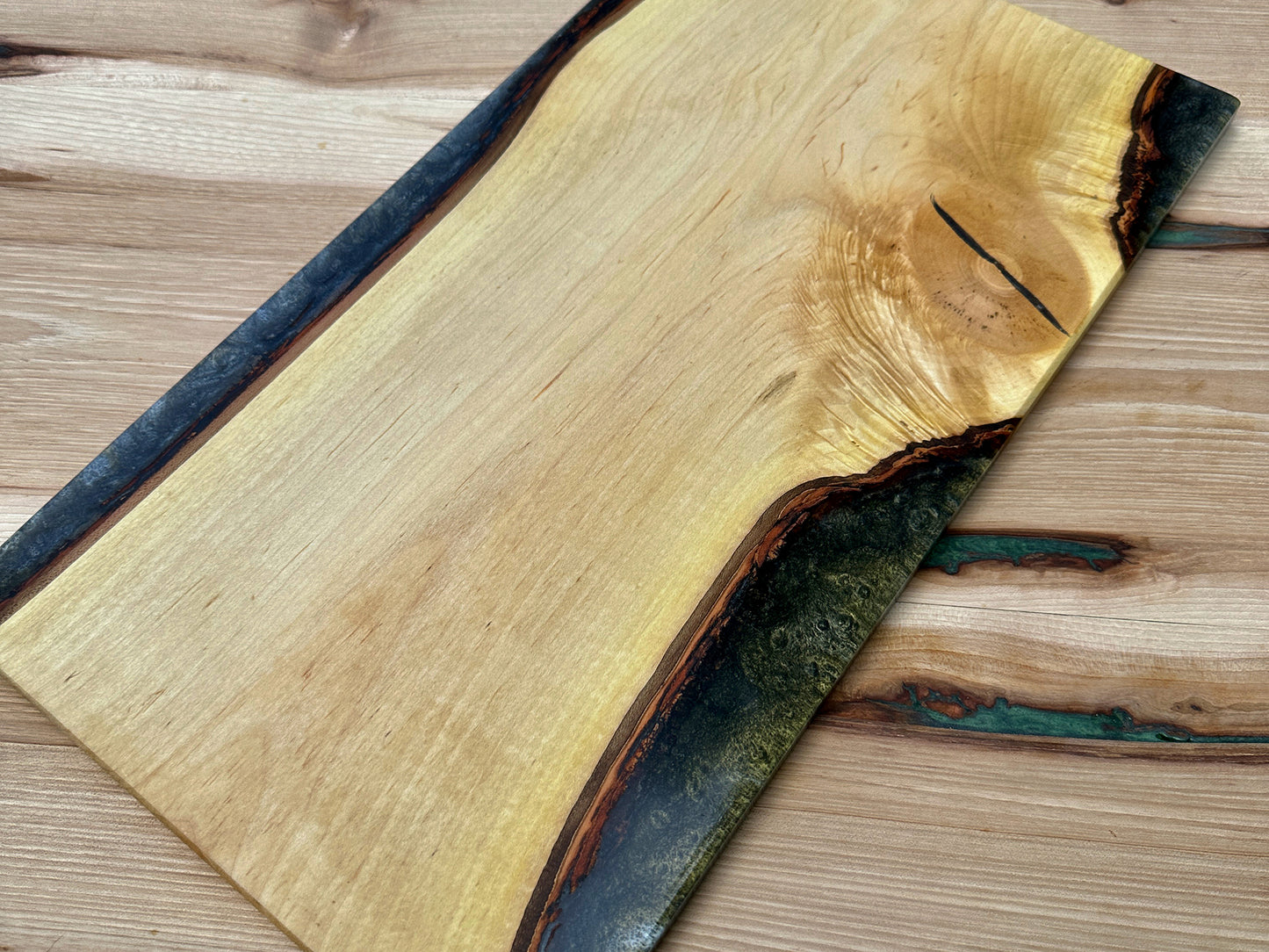 Maple Wood Epoxy Cutting Board