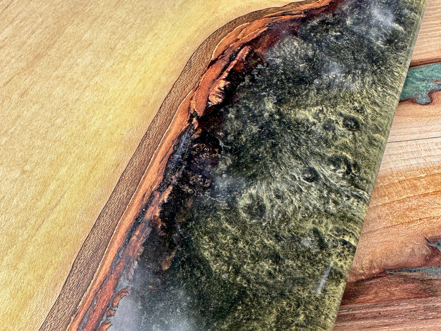 Maple Wood Epoxy Cutting Board