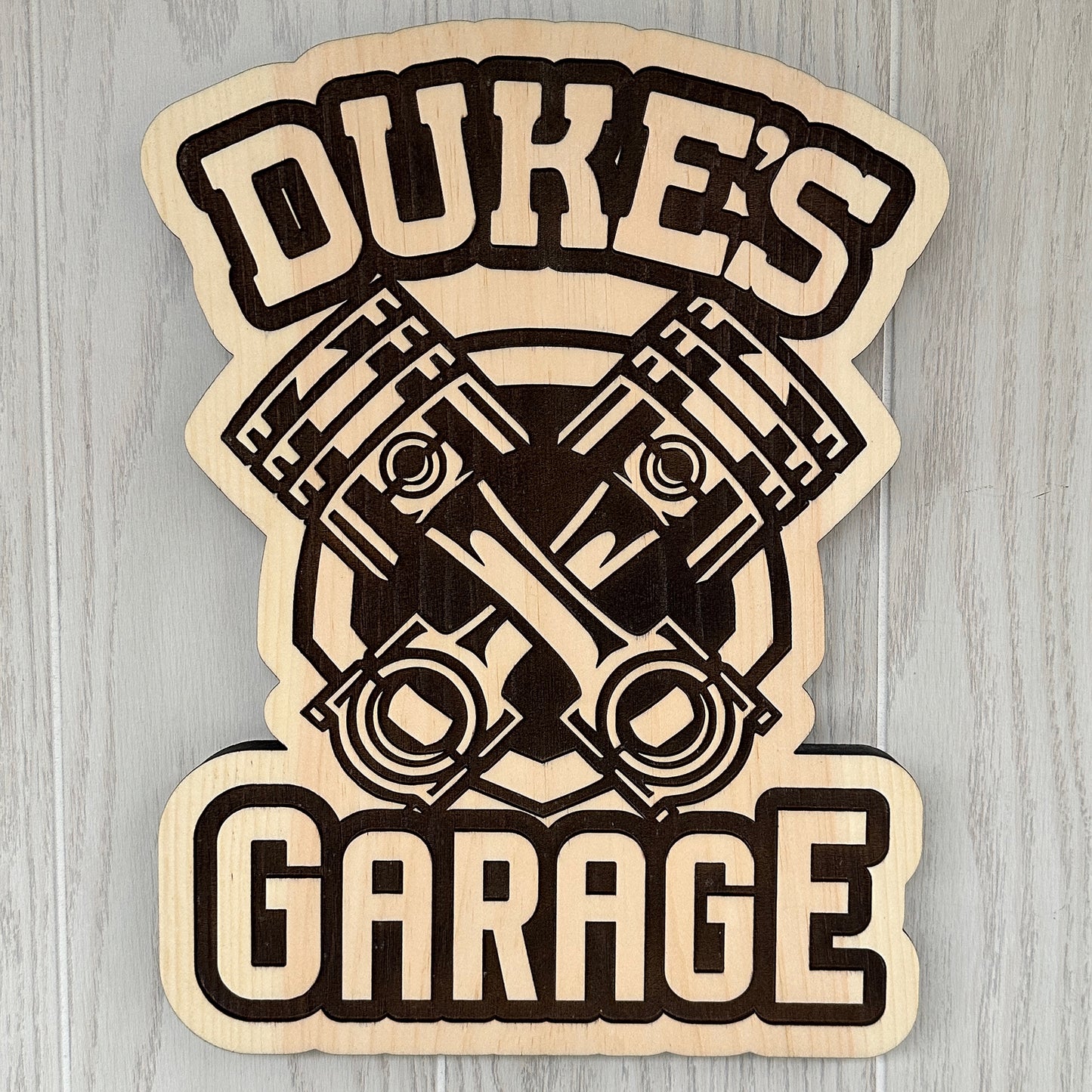 Custom Personalized Car Garage Sign