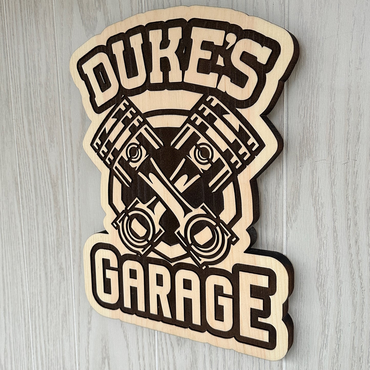 Custom Personalized Car Garage Sign