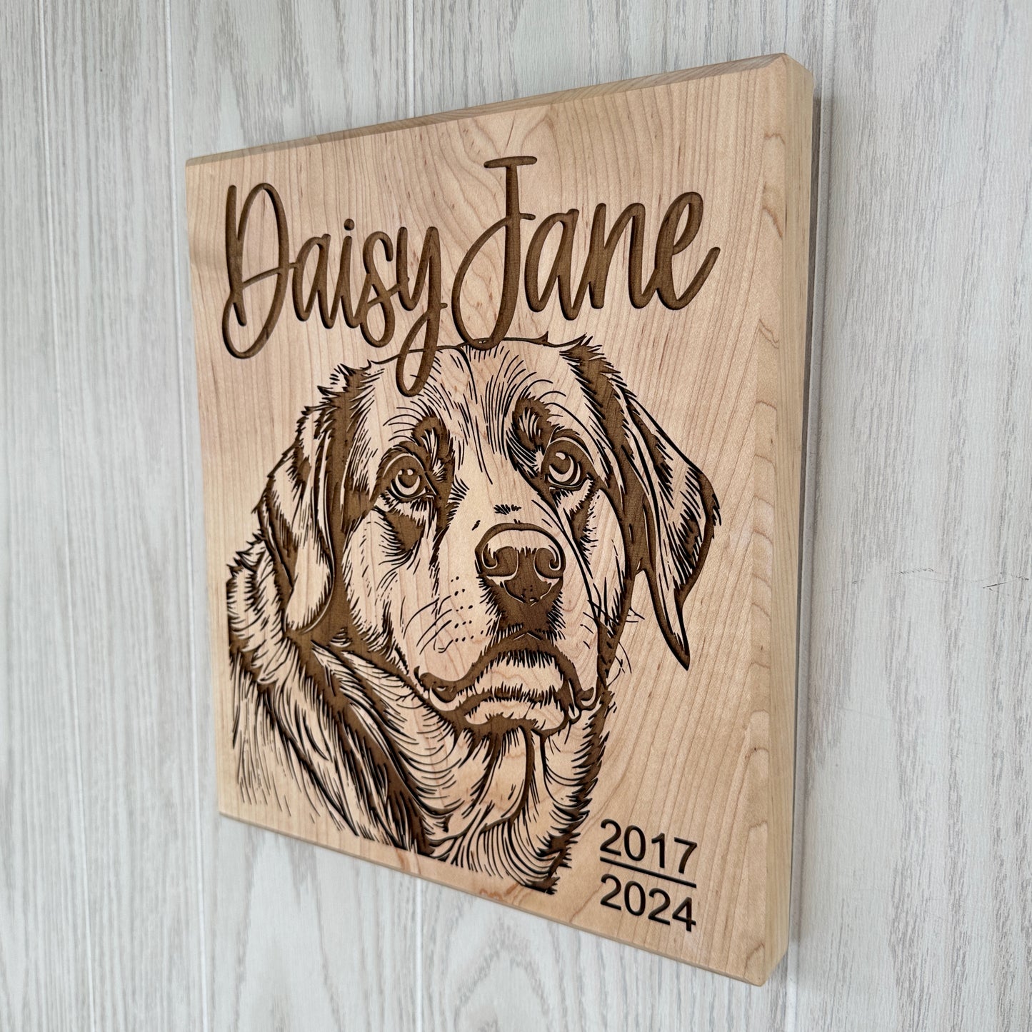 Personalized Engraved Pet Memorial from Photo