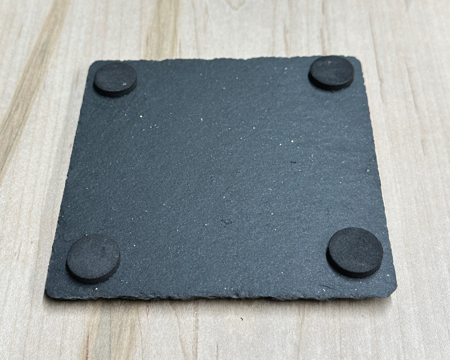 Personalized Bride and Groom Slate Coaster