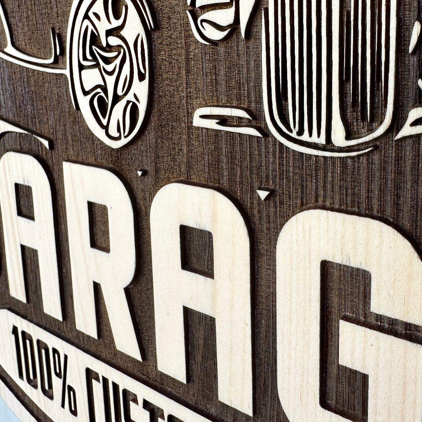 Custom Personalized 50's Hot Rod Garage Sign