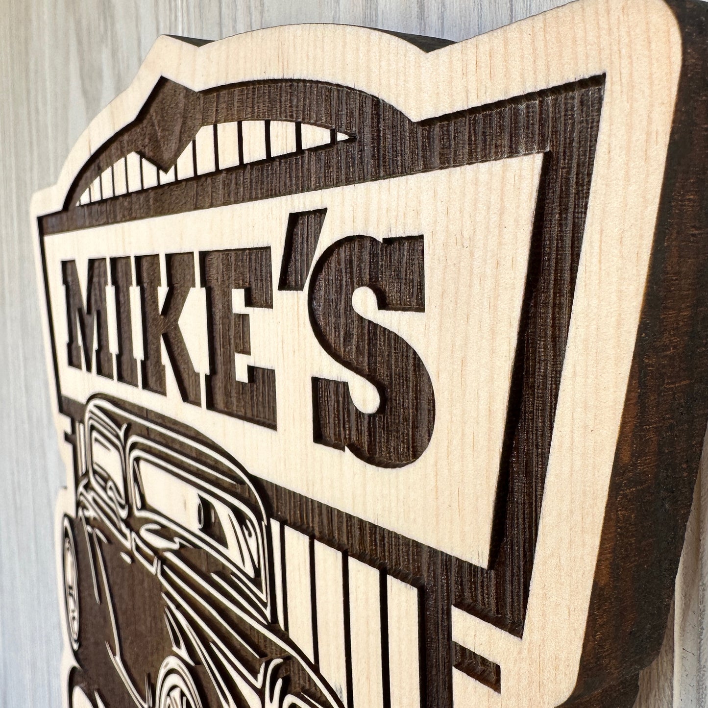 Custom Personalized 50's Hot Rod Garage Sign