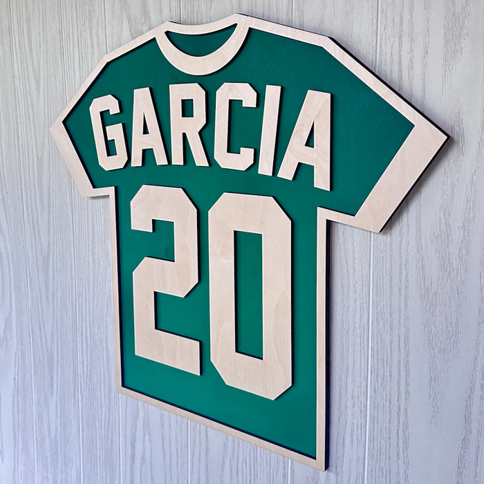 Jersey Style Wood Wall Art