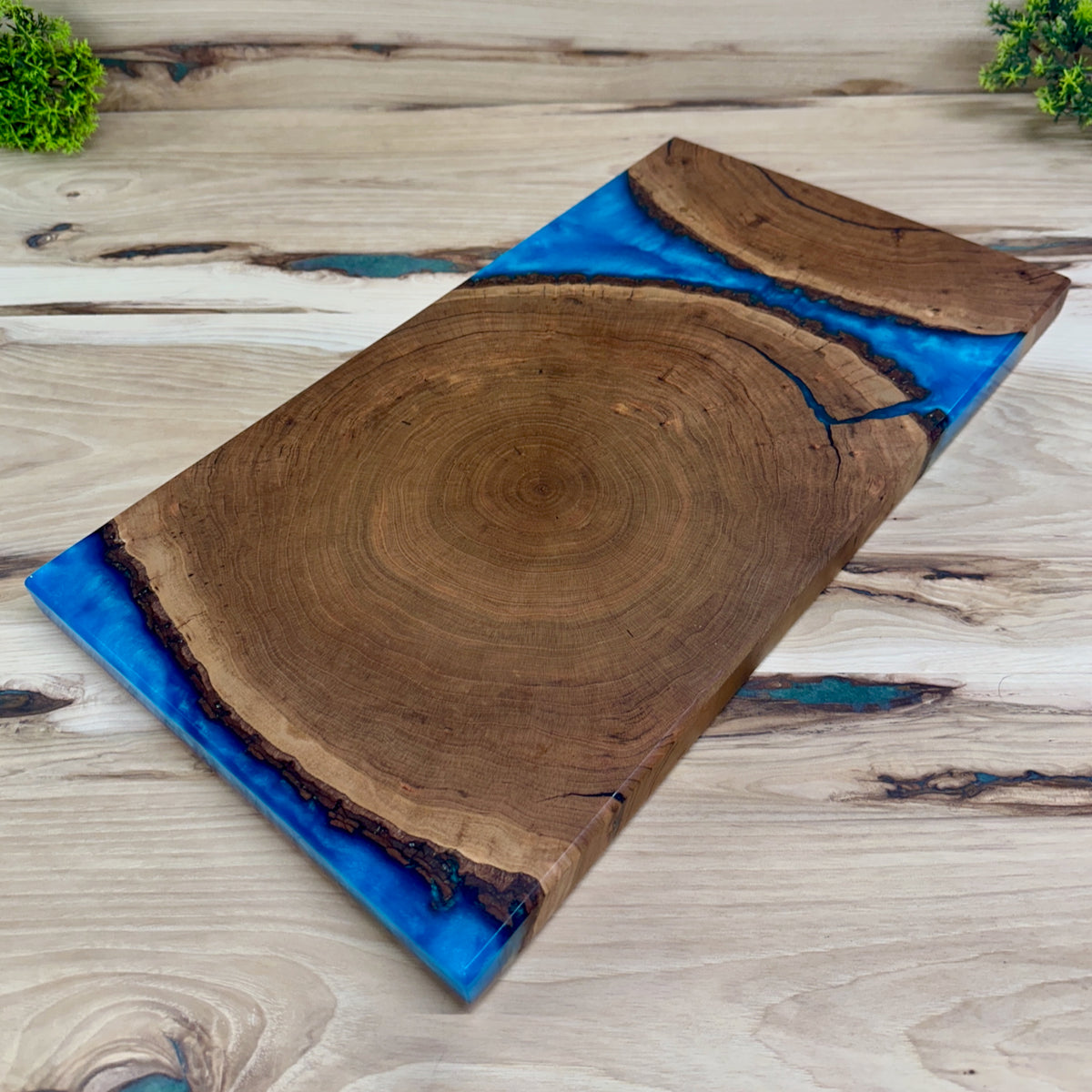Handcrafted Epoxy Cherry Hardwood Cutting Board