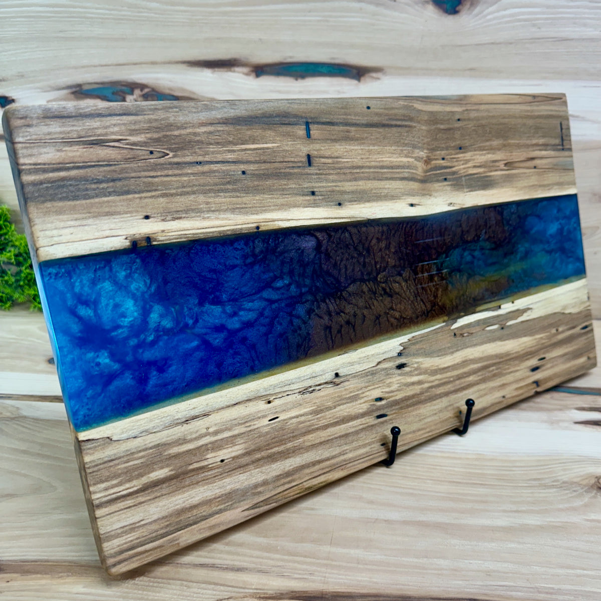 Handcrafted Epoxy Ambrosia Maple Hardwood Cutting Board
