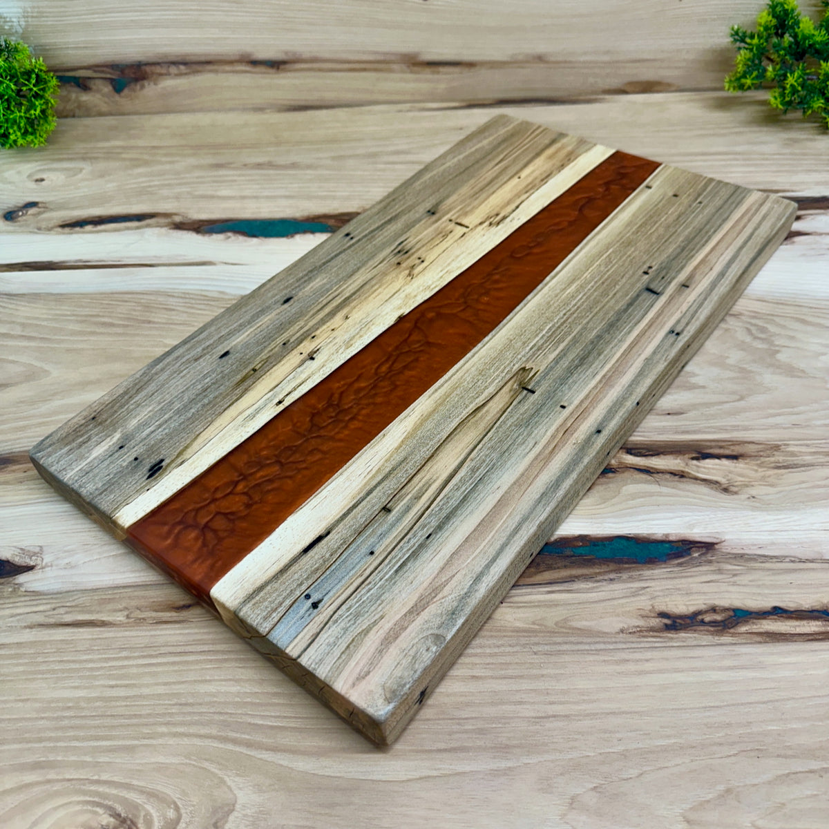 Handcrafted Epoxy Ambrosia Maple Hardwood Cutting Board
