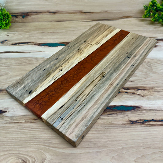 Handcrafted Epoxy Ambrosia Maple Hardwood Cutting Board