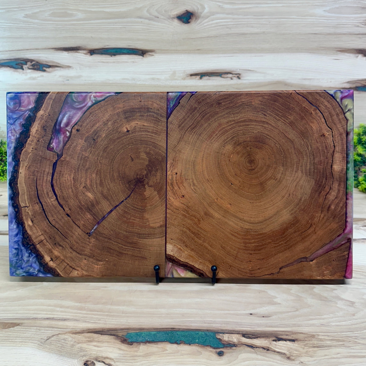Handcrafted Epoxy Cherry Hardwood Cutting Board