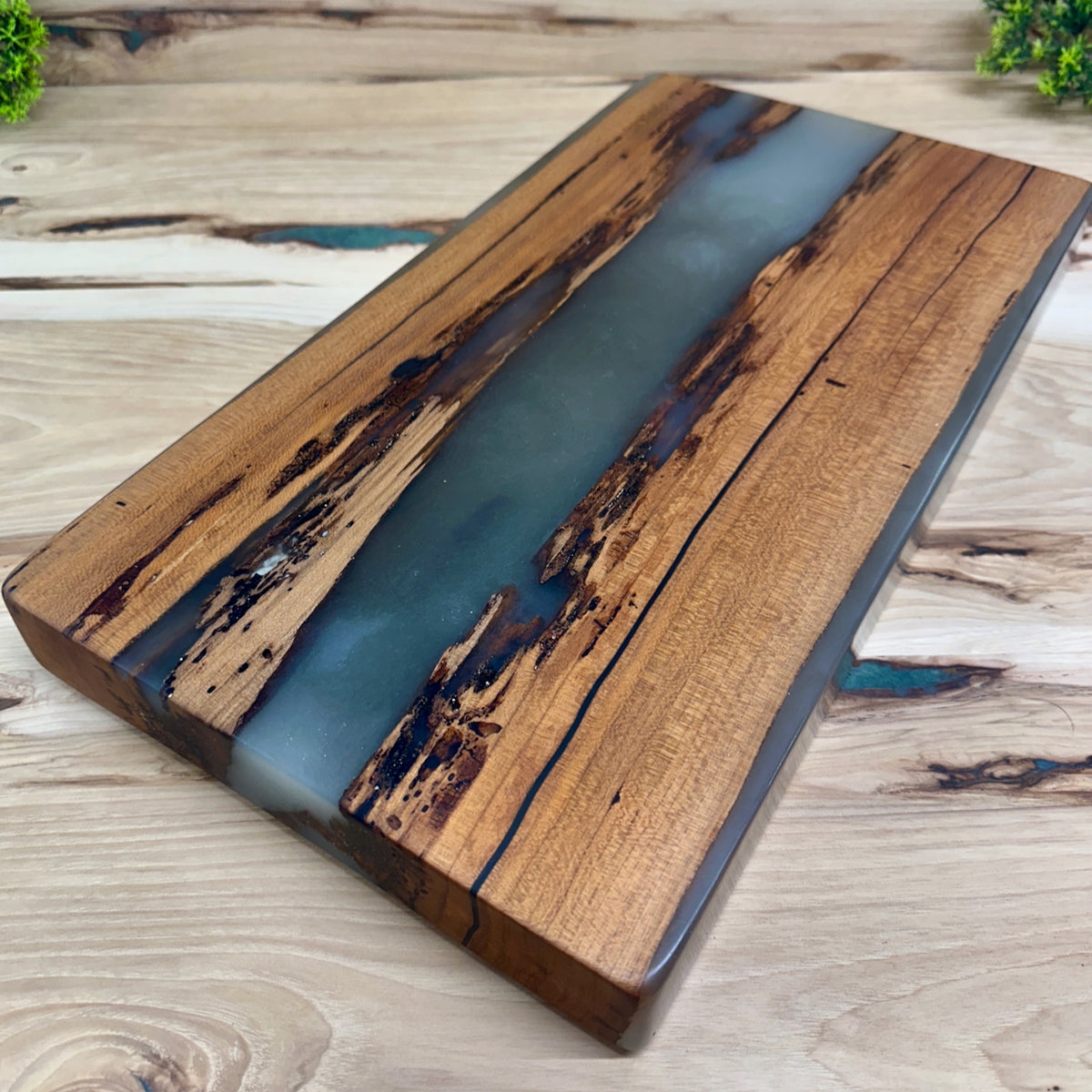 Handcrafted Epoxy Cherry Hardwood Cutting Board