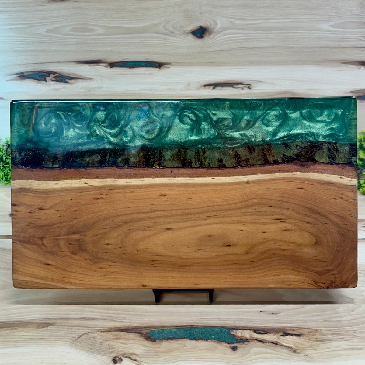 Handcrafted Epoxy Cherry Hardwood Cutting Board