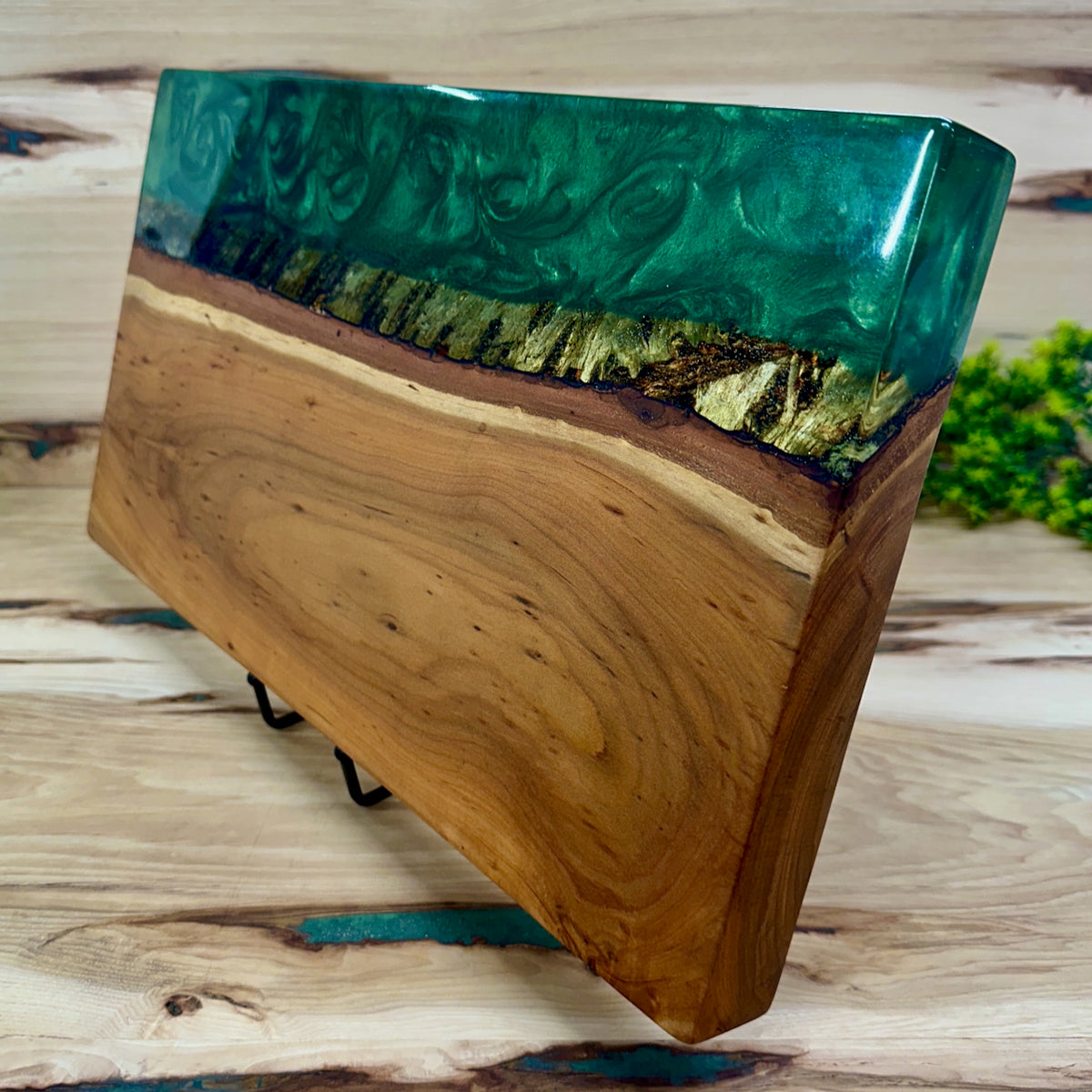 Handcrafted Epoxy Cherry Hardwood Cutting Board