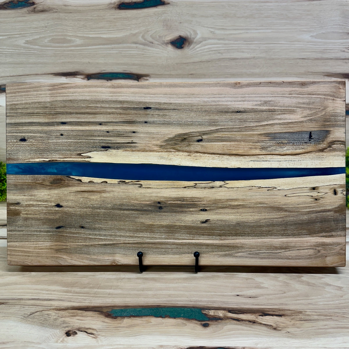 Handcrafted Epoxy Ambrosia Maple Hardwood Cutting Board