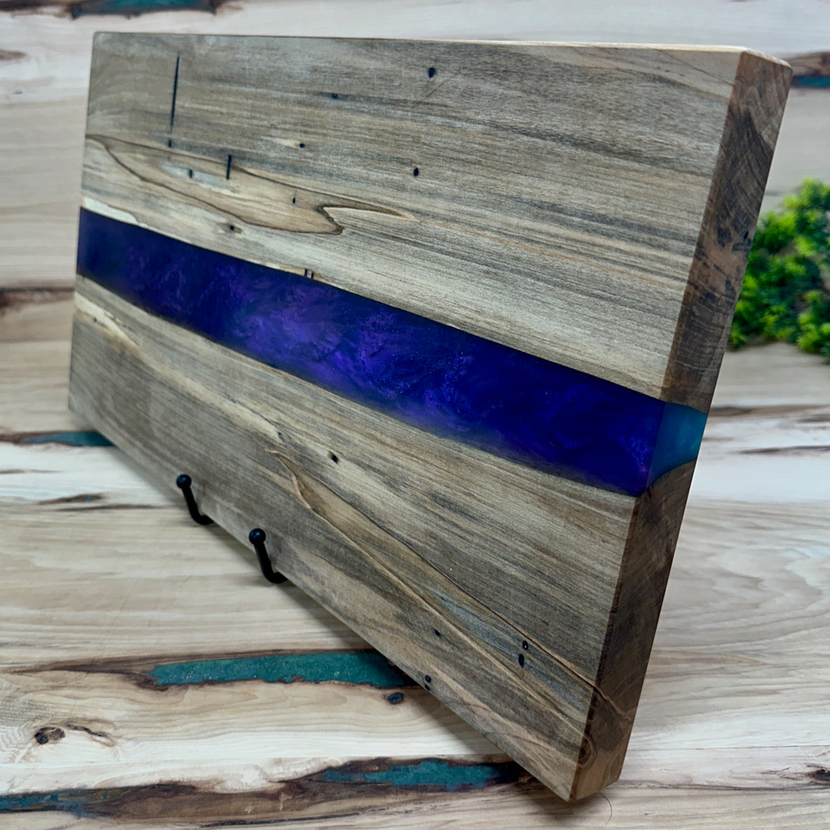 Handcrafted Epoxy Ambrosia Maple Hardwood Cutting Board
