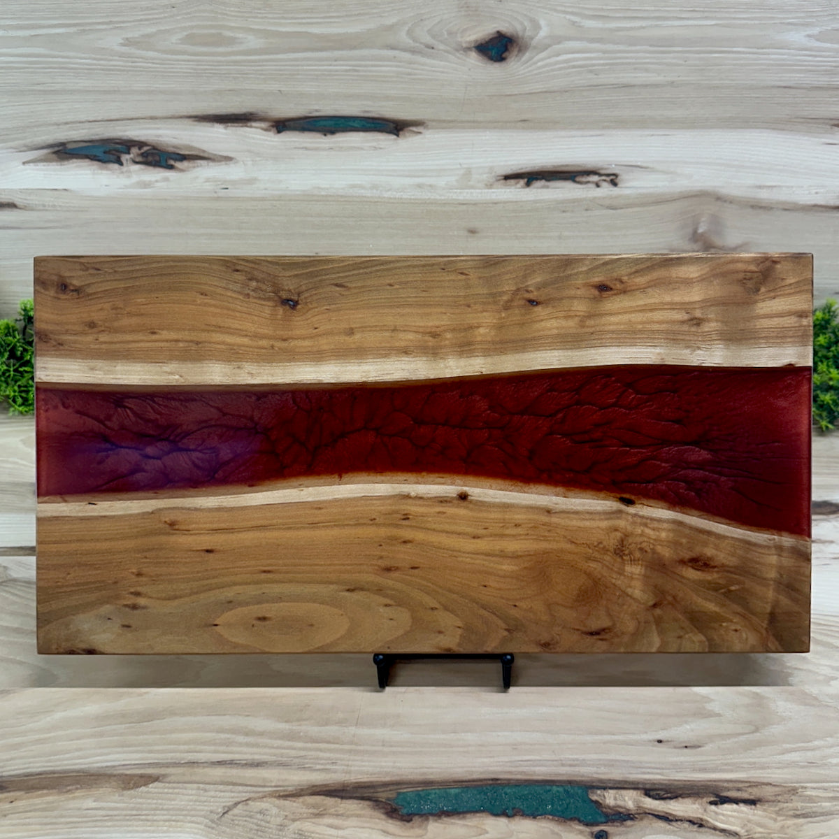 Handcrafted Epoxy Cherry Hardwood Cutting Board