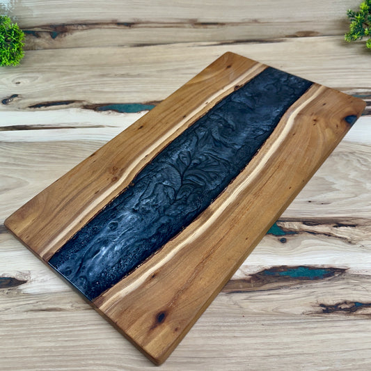 Handcrafted Epoxy Cherry Hardwood Cutting Board