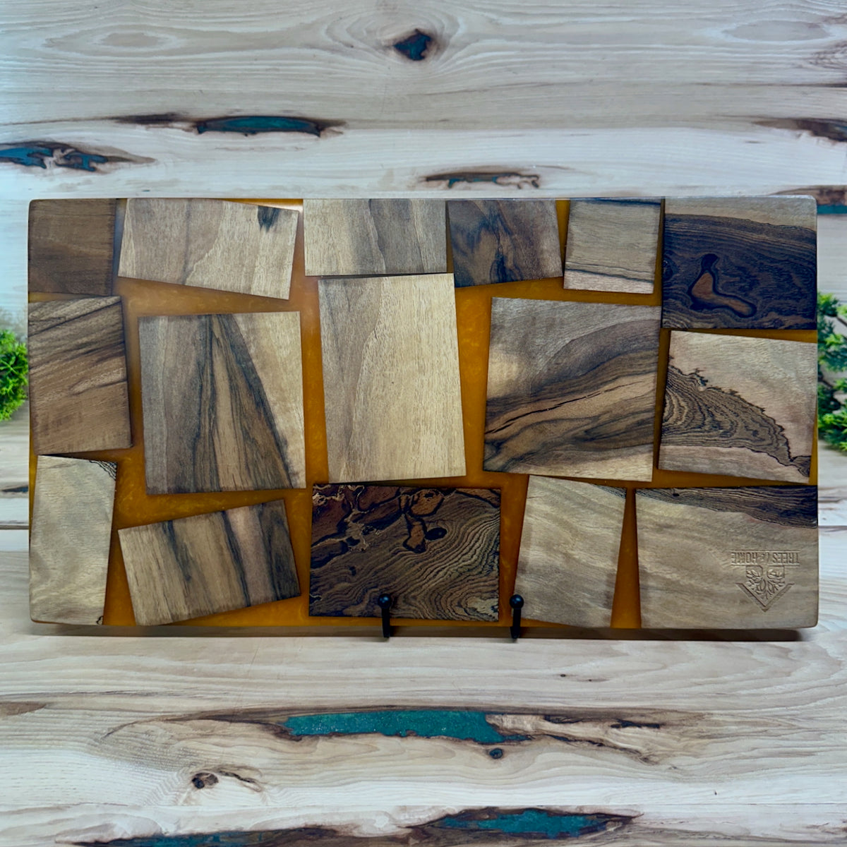 Handcrafted Epoxy Walnut Hardwood Cutting Board