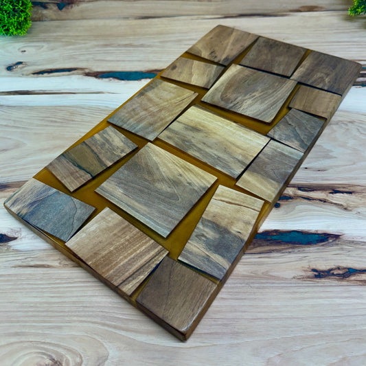Handcrafted Epoxy Walnut Hardwood Cutting Board