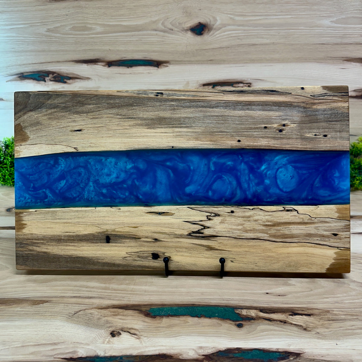 Handcrafted Epoxy Ambrosia Maple Hardwood Cutting Board