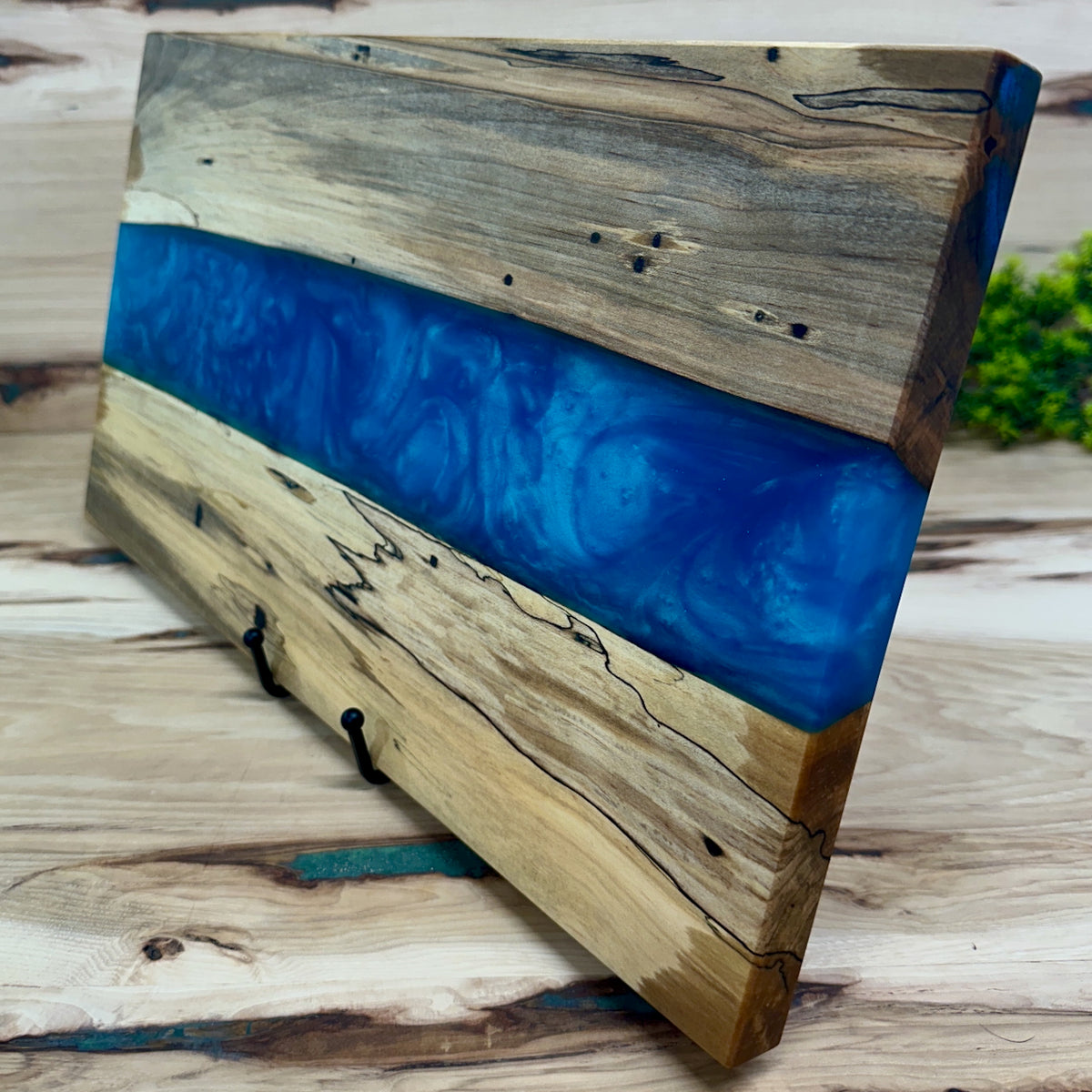 Handcrafted Epoxy Ambrosia Maple Hardwood Cutting Board