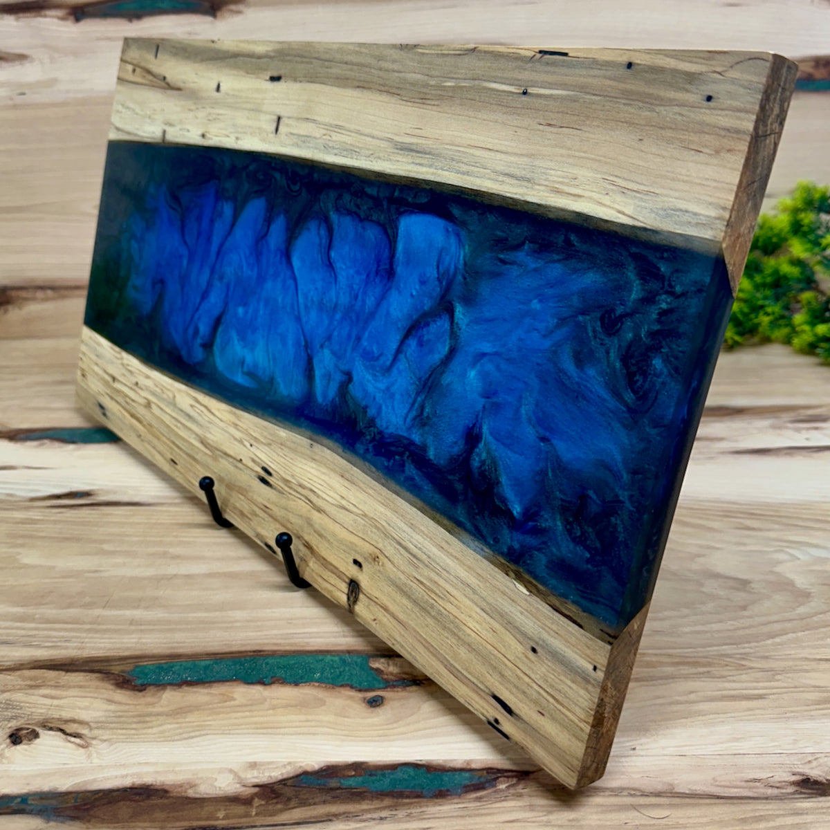 Handcrafted Epoxy Ambrosia Maple Hardwood Cutting Board