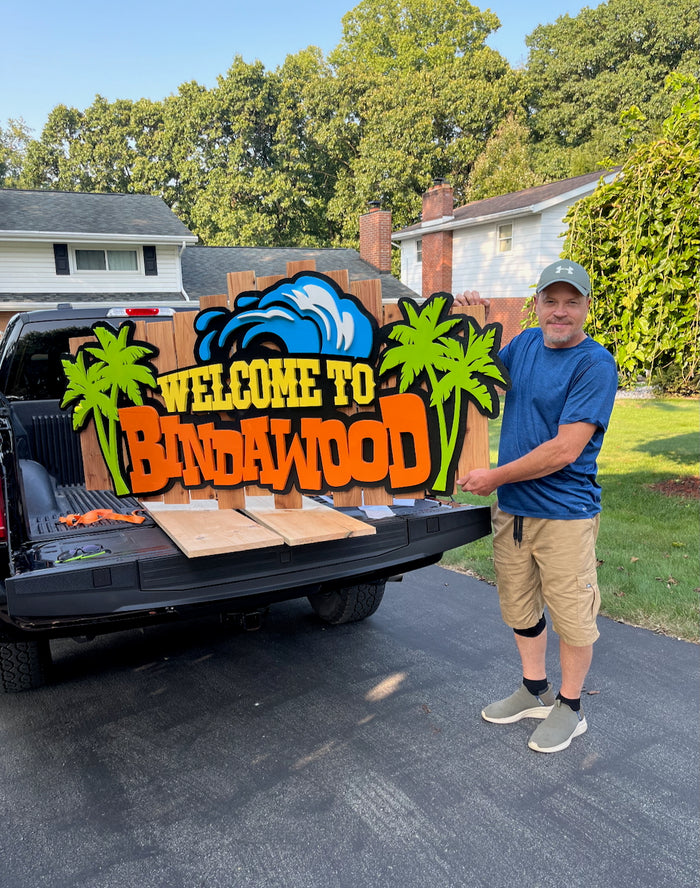Laser Cut multi-Layer Pool Sign