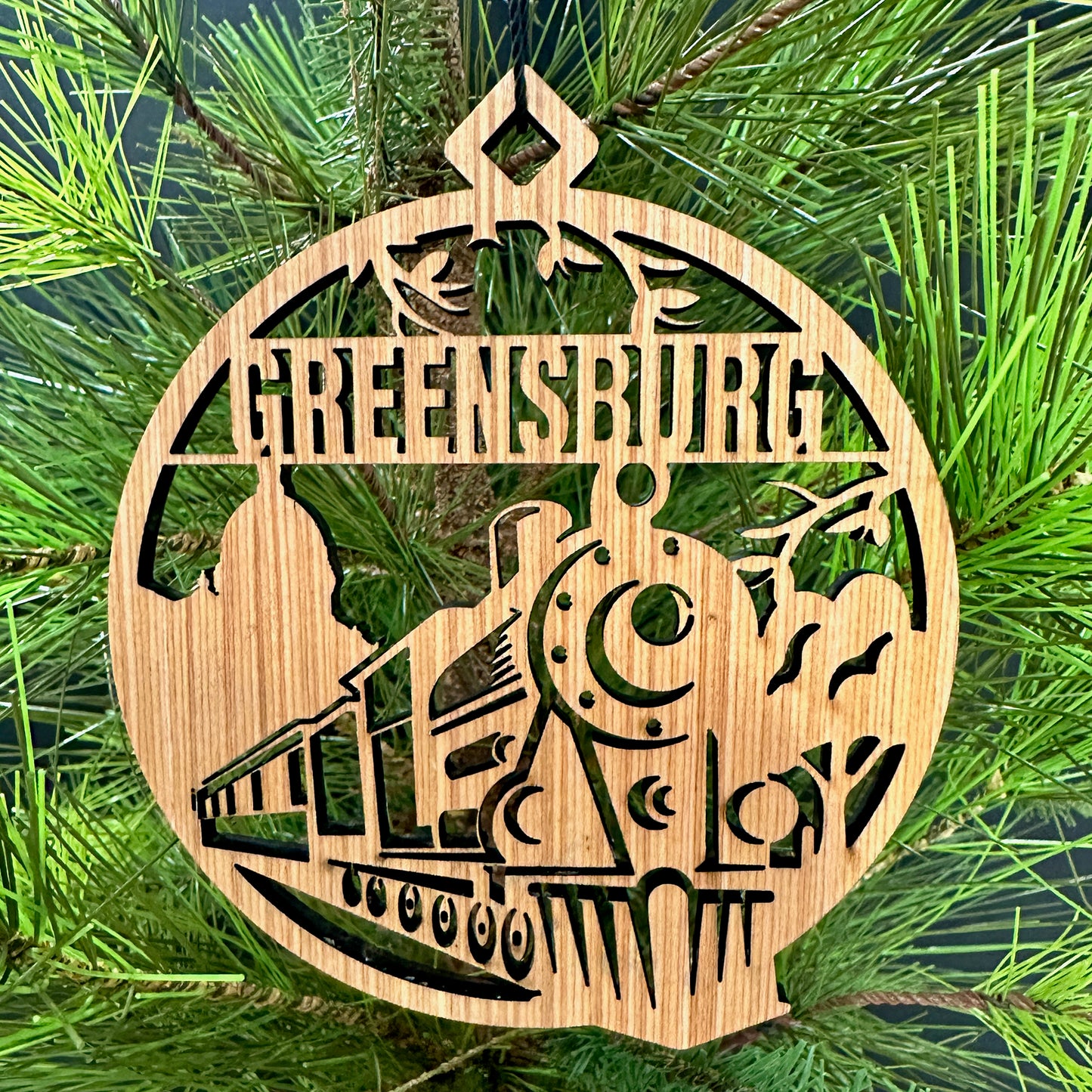 Greensburg, PA Historic Wood Ornament