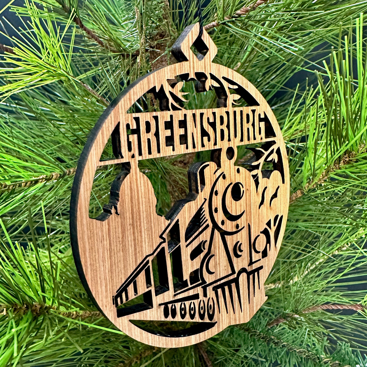 Greensburg, PA Historic Wood Ornament