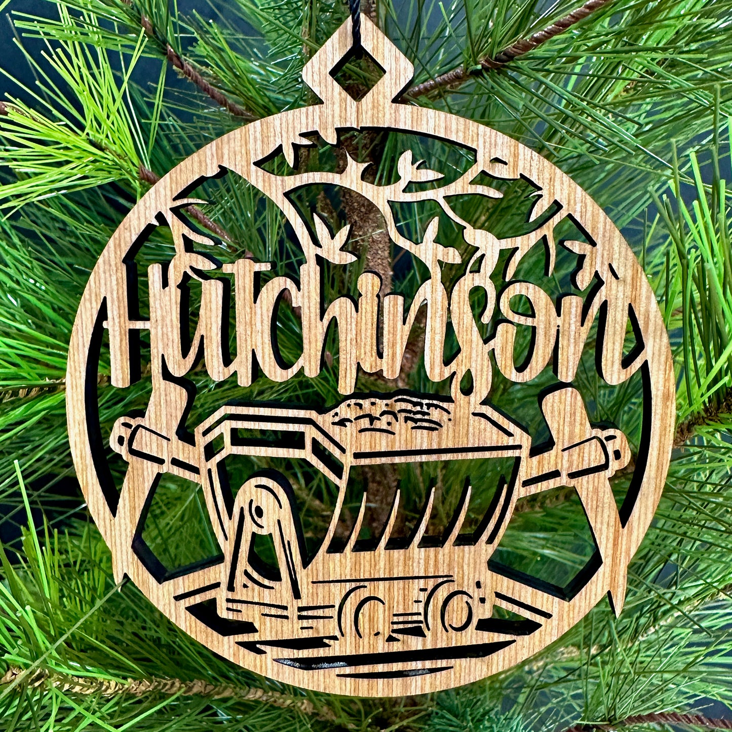 Hutchinson, PA Historic Wood Ornament