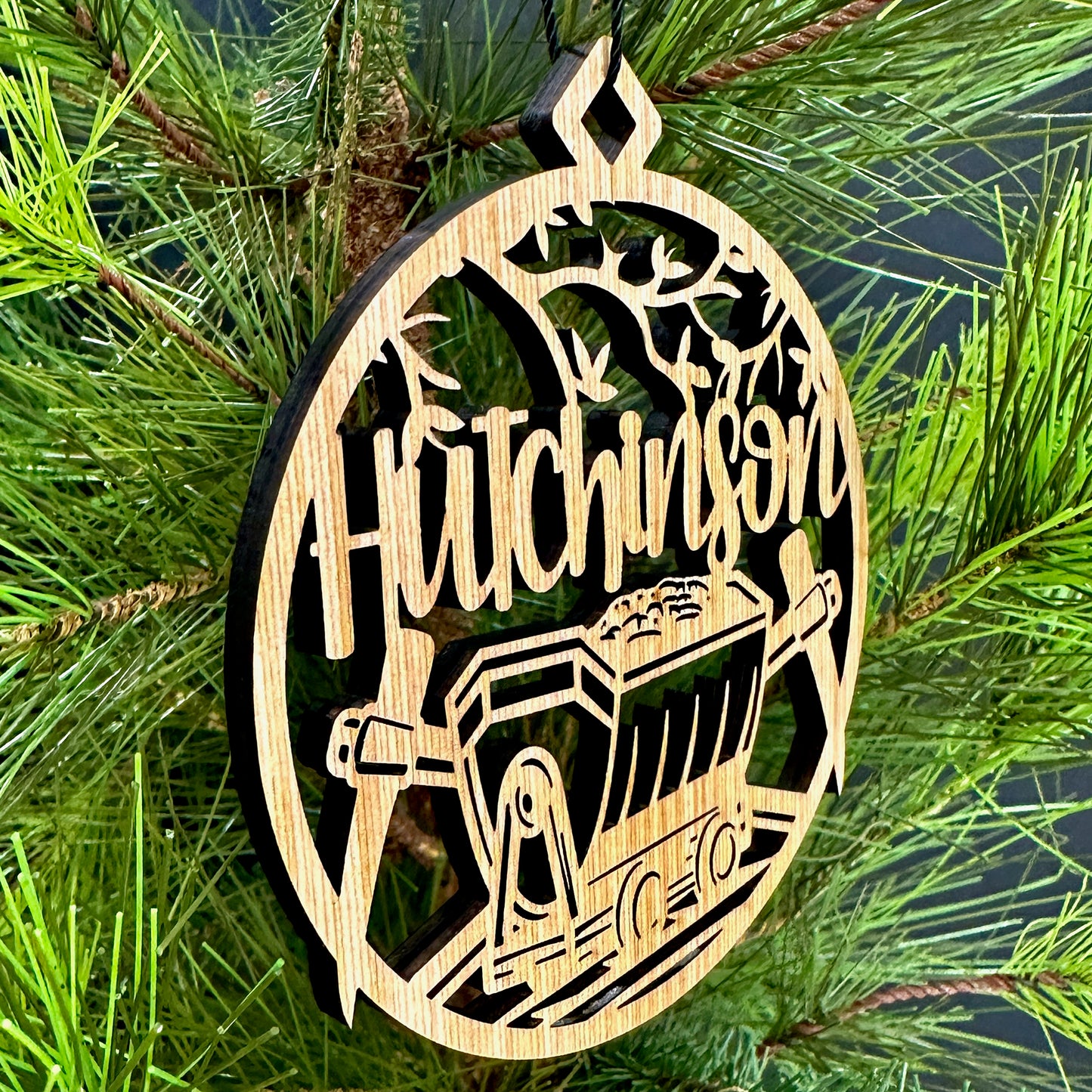 Hutchinson, PA Historic Wood Ornament