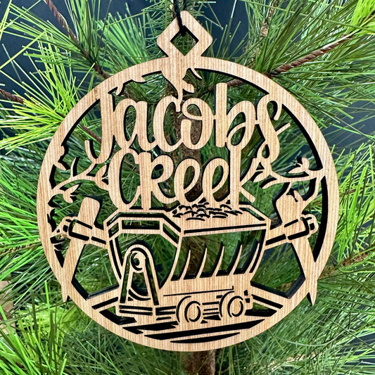 Jacobs Creek, PA Historic Wood Ornament