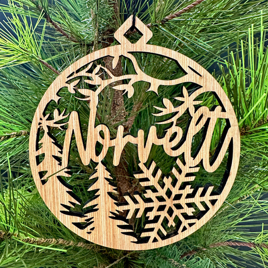 Norvelt, PA Wood Ornament