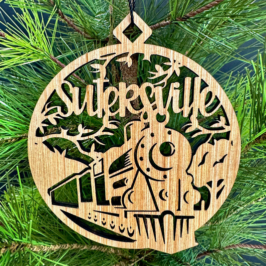 Sutersville, PA Wood Ornament