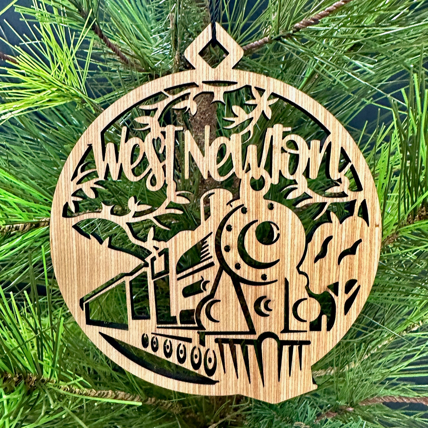 West Newton, PA Wood Ornament