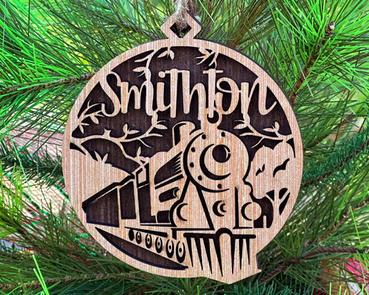 Rustic Smithon, PA Wood Ornament