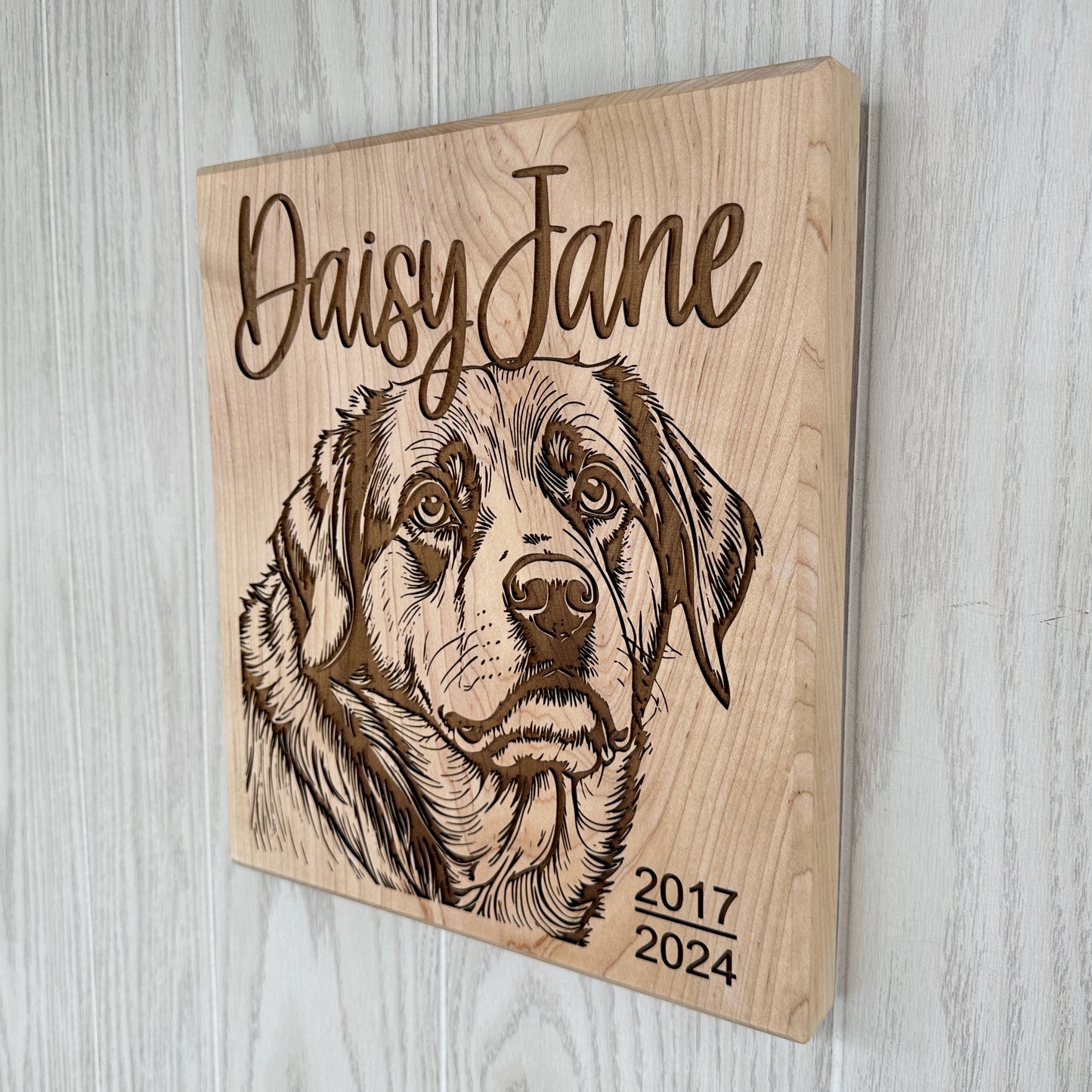 Personalized Engraved Pet Memorial from Photo