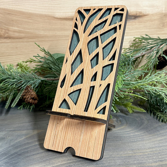 Wood Phone Stand and Decor - Bamboo